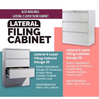 LATERAL FILING CABINET (STEEL)