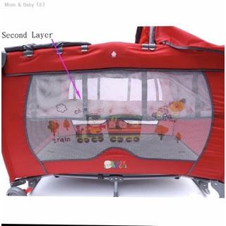 ♞❉♦Baby Angel Crib w/ Free Mosquito net PNC8223 (Red)