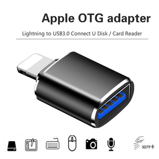 DGT Apple OTG Adapter Lightning To USB 3.0 Connection U Disk USB device For ios13 iPhone iPad Keybord mouse