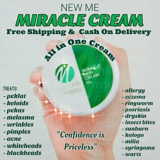NewMe Miracle Skin Cream (50g) Peklat, Pekas, Acne, Melasma, Wrinkles, Dark Nape, Fine Lines No More