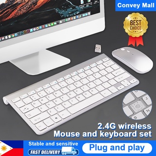 [Local Seller] 2.4G wireless keyboard and mouse set combination mini multimedia keyboard and mouse s
