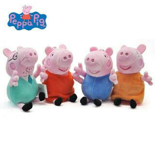 7inch Peppa Pig Stuffed toys baby doll COD