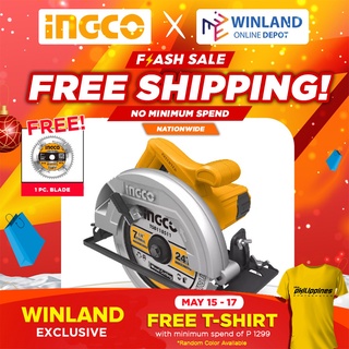 FREE SHIPPING! INGCO Original Industrial Circular Saw Power Tools w/ FREE Blade CS185382 *WINLAND*