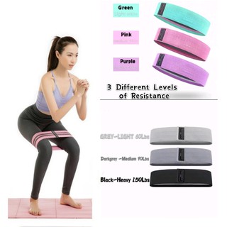 Muscle Club Hip Circle Fabric Resistance Bands Heavy Duty Booty Bands Glute Non Slip Fitness