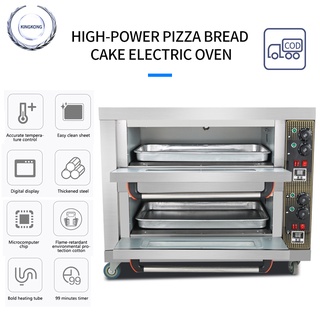Kingkong stainless steel heavy-duty oven single-layer / double-layer large-capacity baking