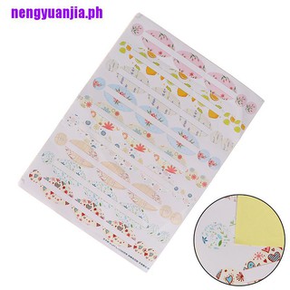 【nengyuanjia】4 Sheets Empty Essential Oil Perfume Bottle Roller Labels Stickers Oval Round