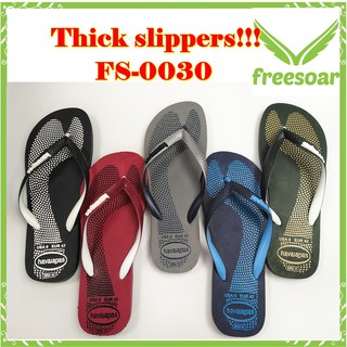 NEW ARRIVAL!!! FREESOAR Thick Flip- flops Slippers for MEN FS-0030 (sizes 40-44)