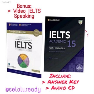 ♀▣✳Official Guide To IELTS and Cambridge IELTS 15 Academic Cambridge Book Package