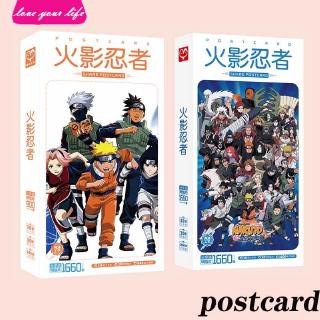 NARUTO new postcard Anime postcard Sticker Exchange gifts birthday gifts