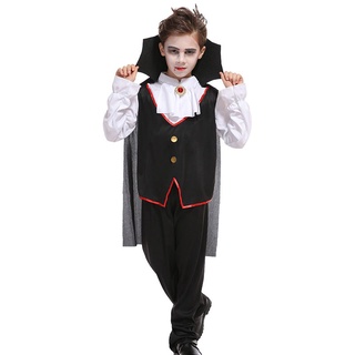Carnival Party Halloween Kids Children Vampire Costume Fantasia Prince Vampire Cosplay for Boy