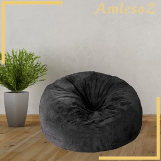 [AMLESO2] 6ft Bean Bed Bag Cover Home Kids Room Solid Chair Slipcover Couch Cover