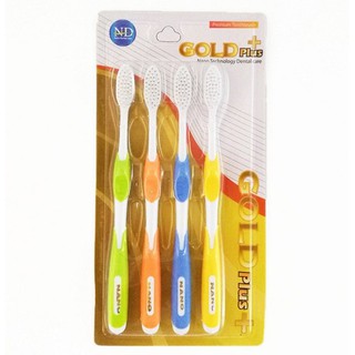 korean toothbrush Style 4pcs Portable Travel Toothbrush Soft Cute Mini Heads