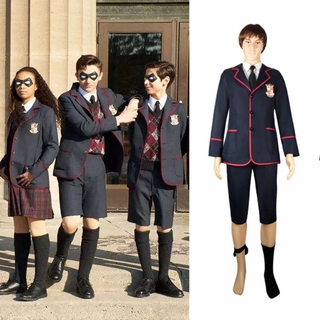 The Umbrella Academy Cosplay Costumes Men and Women Cos Clothing School Uniforms Christmas Carnival Costume