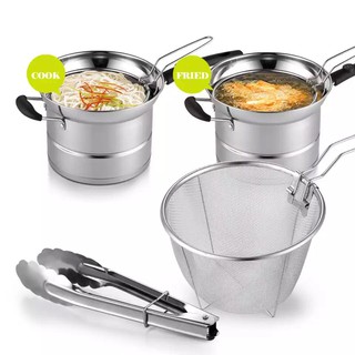 35 Pasta Pot Cooking Noodle Pot Stainless Steel soup Pan steamer Fryer Pasta home Induction cooker (1)