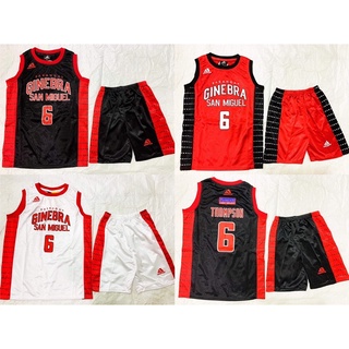 About 3 to 11years old /NBA JERSEY GINEBRA 6 KIDS TERNO Children's SETS basketball suit