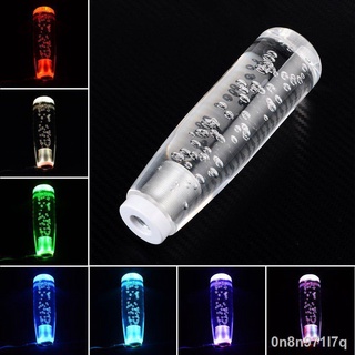 ☸#[free shipping] LED Crystal Bubble Car Gear Stick Shift Lever Shifter Knob COD