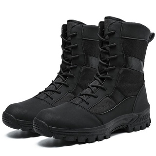 ❅☄✑High Cut Camouflage Man's Tactical Boots Outdoor Field Training Combat Size 39-46