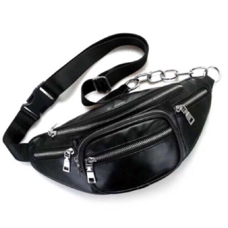 Korean Leather belt bag