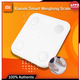 Xiaomi Mi Body Composition Smart Scale Weighing Scale "Mi Fit" APP w/ Hidden LED Display & Big Feet