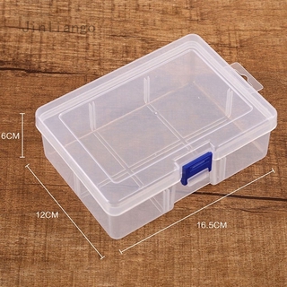 Jinliango Large Transparent Plastic Storage Box Clear Square Multipurpose Display Case