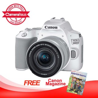 Canon EOS 200D Mark II Kit lens 18-55mm DSLR Camera White