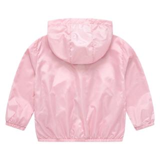 Toddler Kids Summer Sunscreen Jackets Rainbow Hooded Outerwear Zipper Coats (8)