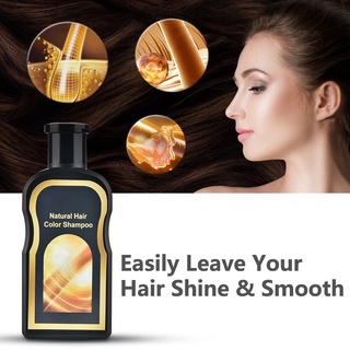 Black hair shampoo natural Polygonum multiflorum anti-dandruff moisturizing anti-hair loss shampoo (3)