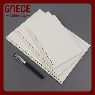 20/26/30 holes Refill pages/ loose leaf for binder a5 b5 a4 (60 leaves)