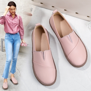 NEW Korean Women Low-heel Casual Shoes Ladies Flat Shoes