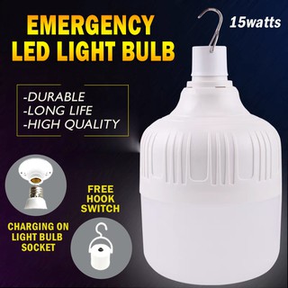 Intelligent Lamp Hook Smart LED E27 Rechargeable Emergency Light Bulb