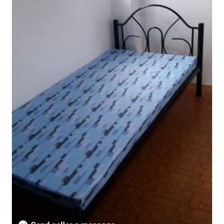 single bed with uratex mattress (30x75)