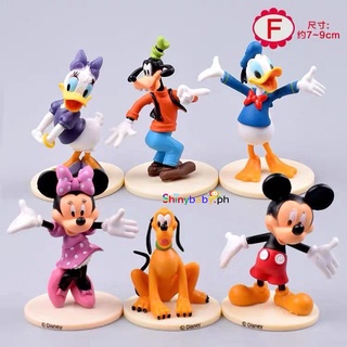 Mickey Mouse Clubhouse Mickey Minnie Goofy Donald Duck Model Doll Doll Ornament Toys