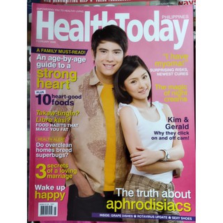 Kalibruhan: HEALTH TODAY MAGAZINE: KIM CHIU AND GERALD ANDERSON (FEBRUARY 2008)