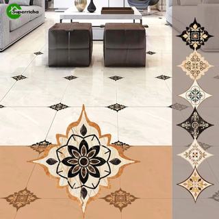 18pcs Self Adhesive Diagonal Tile Stickers/3d Decals Home Decor/Creative Diagonal Floor Decor/Beautiful Seam Decorative Wall Stickers On The Living Room Floor/Living Room Tile Decals Waterproof Floor Adhesive