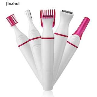 [Jinzhui] 5in1 Waterproof Trimmer Female Wet Dry Shaver Epilator Rechargeable Hair Clipper Hot sell
