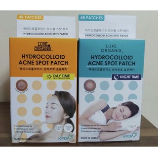 Luxe Organix Hydrocolloid Acne Spot Patch Day Time / Night Time 48s