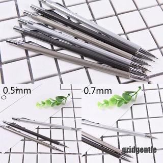 <gridgentle> 0.5/0.7mm Metal Mechanical Automatic Pencil For School Writing Drawing Supplie