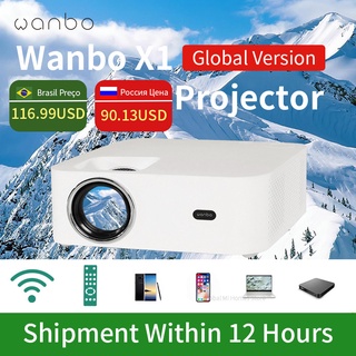 Projector 4K Global Wanbo Mini Projector X1 Not Wanbo T2 Max Video Projector Protable Lcd for