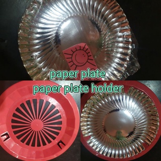 paper plate party plate disposable plate holder reusable