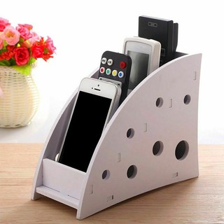 Remote Control Caddy Organizer TV DVD VCD Makeup Holder Box Case New Novelty