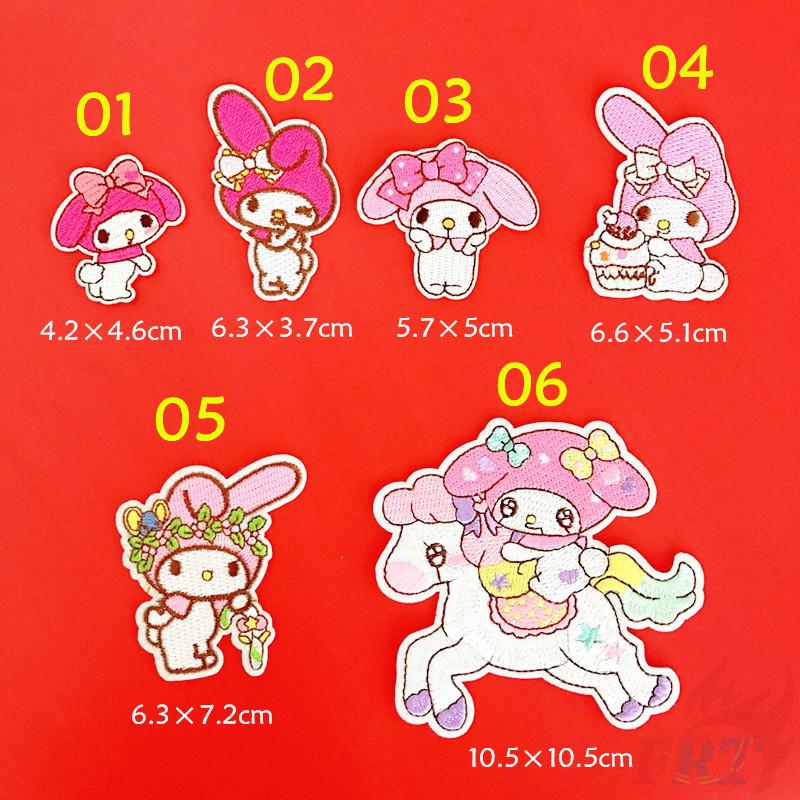 > Ready Stock < ☸ Sanrio Patch ☸ 1Pc My Melody Diy Sew on Iron on Patch
