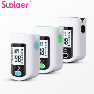 Discount♛卍✑Suolaer Pulse Oximeter Monitor Finger Oxymeter Meter Clip Oximeters (1)