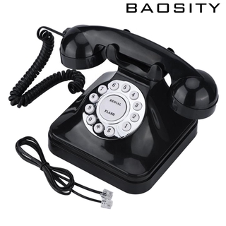 [BAOSITY] Vintage Telephones Multi Function Traditional Bell Ring Wire Phone for Home