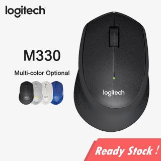 【On Hand】Logitech M330 Silent Plus Wireless Mouse 2.4GHz USB Optical Mice with Battery