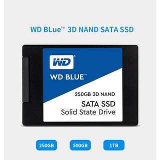 WD Blue SSD SATA3 250GB 500GB 1TB Western Digital SATA3 SSD 2.5" Solid State Drive Hard Disk 250G For Laptop NoteBook PC