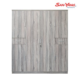 San-Yang Wardrobe Cabinet with 4-Door/2-Drawer 111011