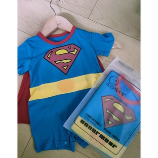 Costume Superhero Batman/Superman OOTD 0-2yrs sizes