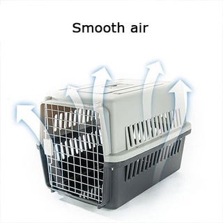 Pet carrier travel cage dog cat crates airline approved (3)