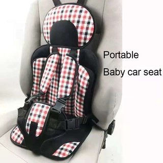 Portable kids car seat Child safety seat car portable baby 6 years old simple and convenient car universal seat baby seat belt Infant Child Kids car seat Portable Carrier Seat Portable Baby Car Seat