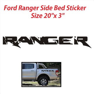 Car Sticker FORD RANGER SVT Pick UP Side Bed Lettering Decal